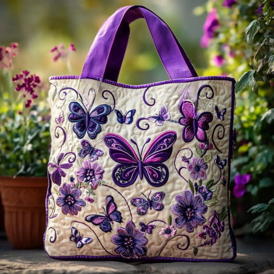 Butterfly Glow WN2909004CL Quilted Tote Bag