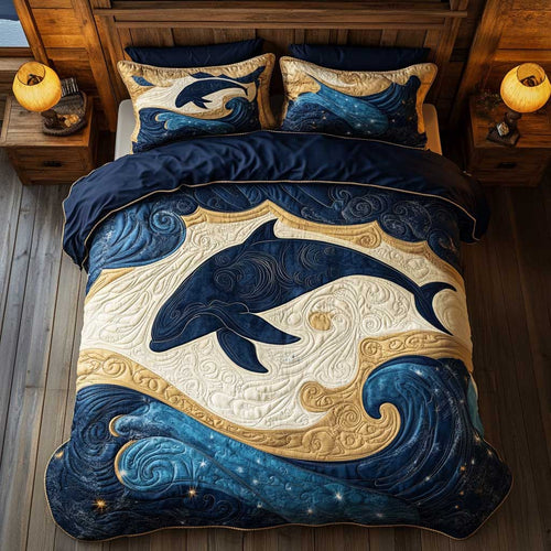 Night Sky Whale WP3112015CL Duvet Cover Set