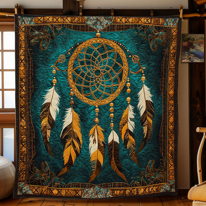 Native Feather Dreamcatcher WY2102052CL Quilt