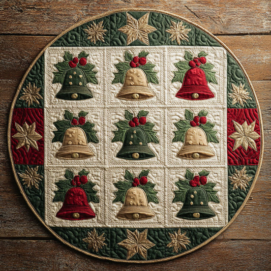 Jingle of Blessing CW0809050CL Quilted Round Mat