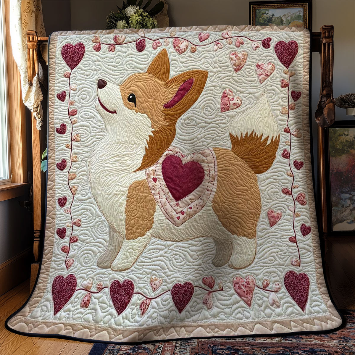 Corgi Love WN3112003CL Quilt