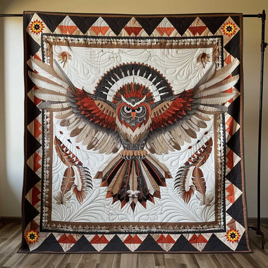 Tribe Native American Owl WP1710030CL Quilt