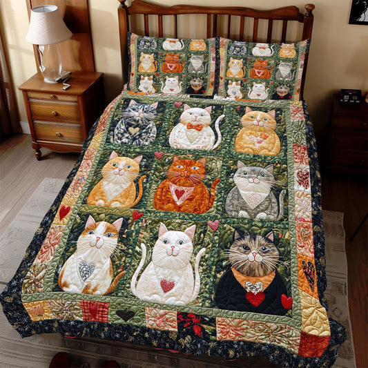 Kitten Patchwork WX0412081CL Duvet Cover Set