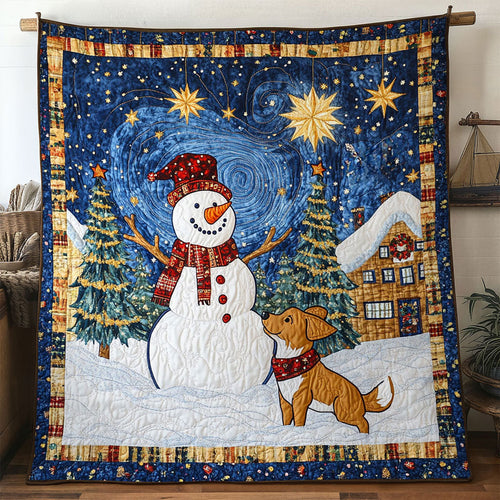 Peace Star Snowman WN0511069CL Quilt