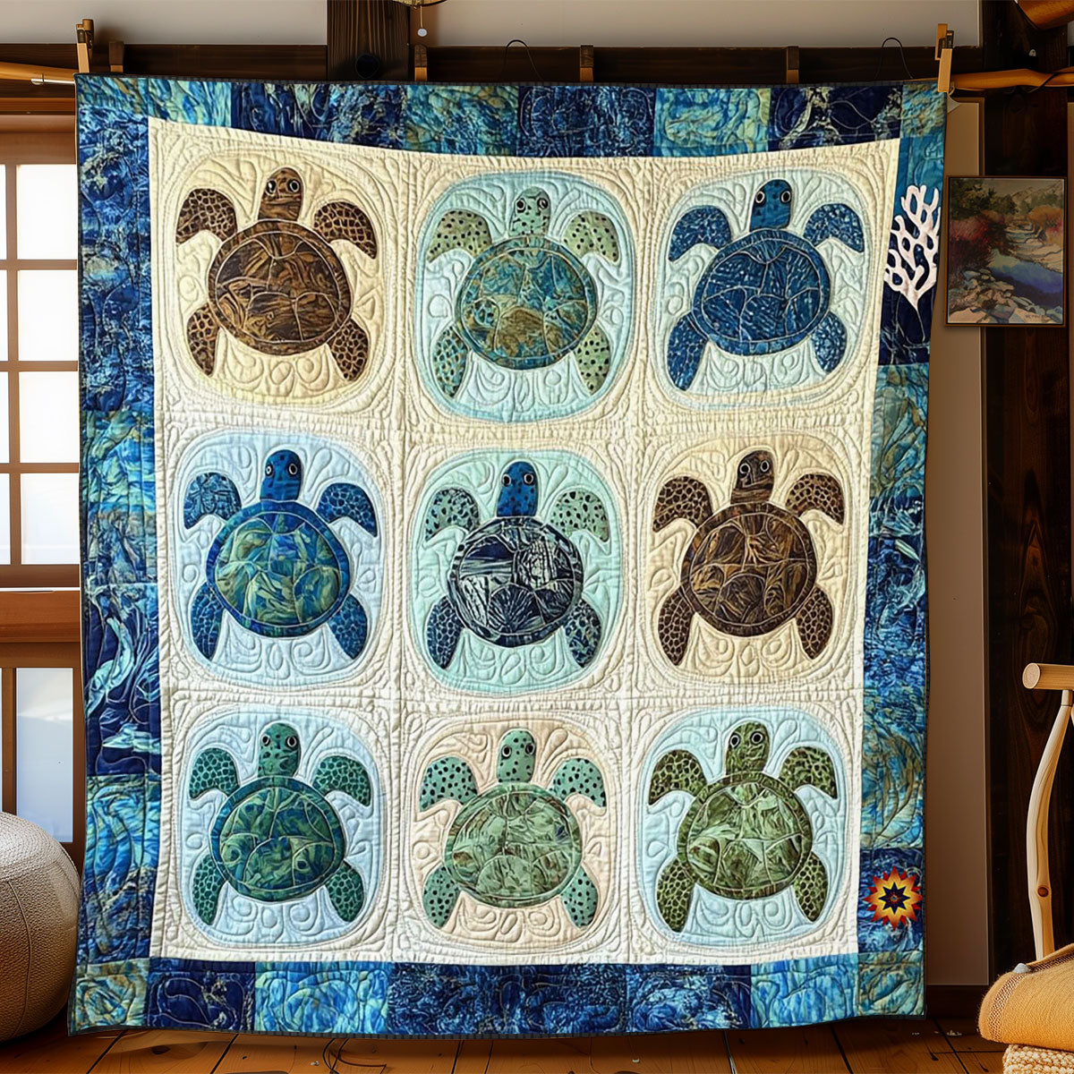 Turtle WJ2012037CL Quilt