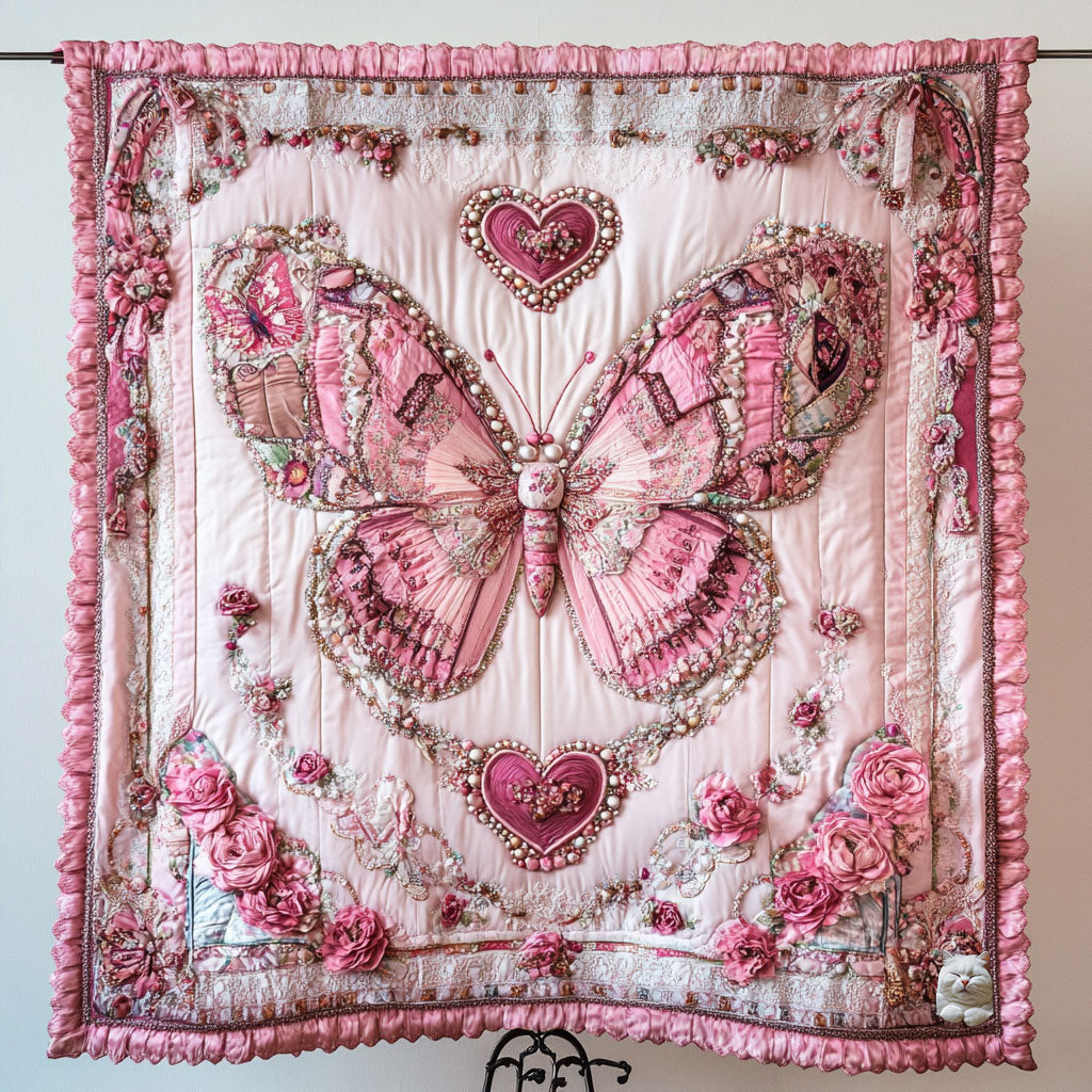 Butterfly Blooming Into You WU2410058CL Quilt