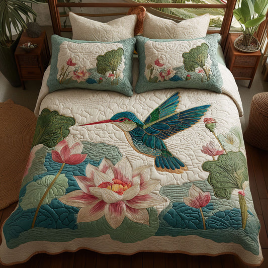 Hummingbird Lotus CW0509024CL Duvet Cover Set