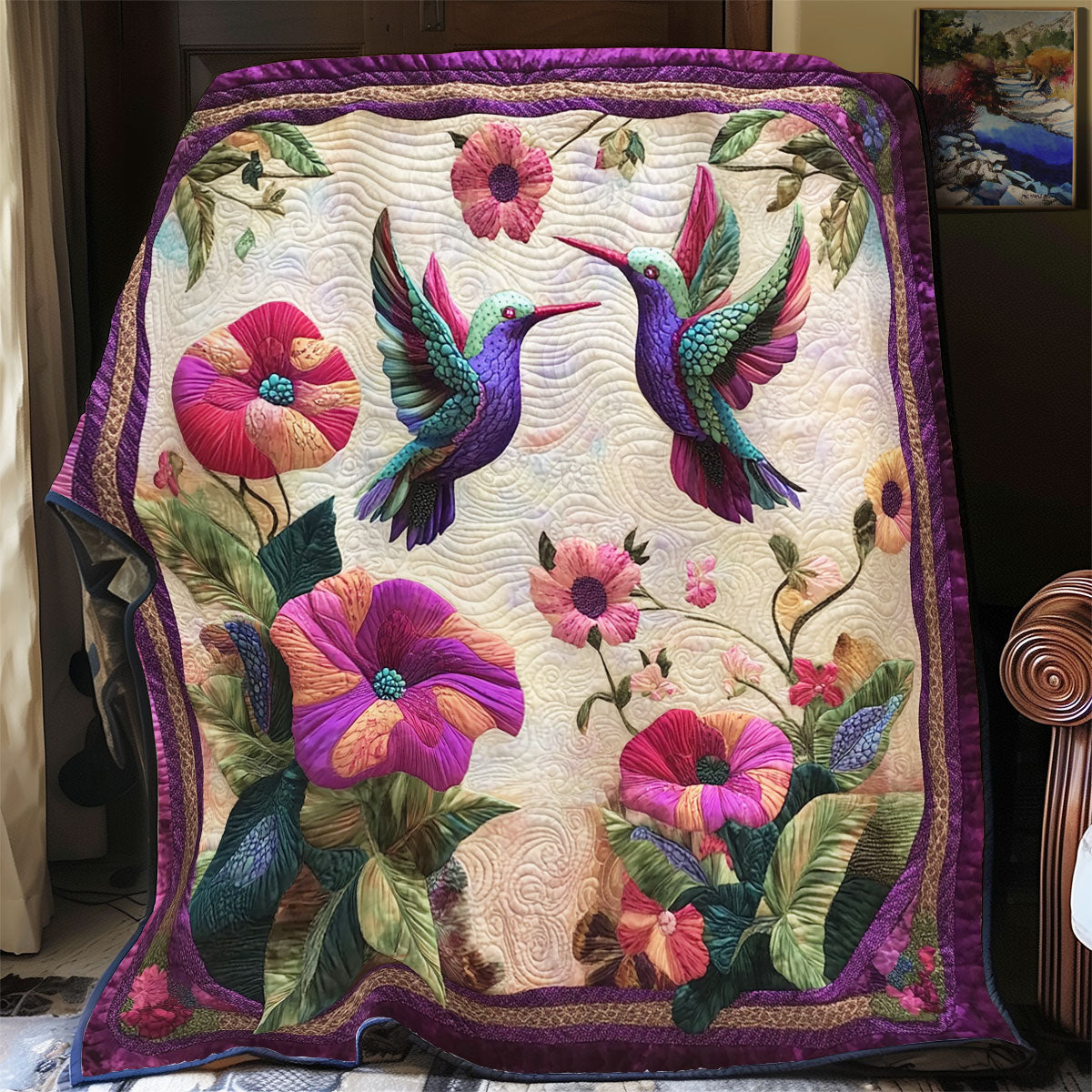 Hummingbird YR1101016CL Quilt