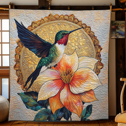 Hummingbird And Bloom WN0701025CL Quilt