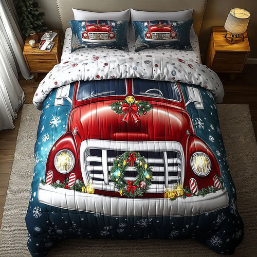 Classic Christmas Truck WN1111009CL Duvet Cover Set
