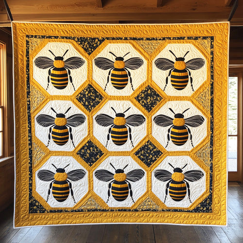 Bee Hex Dance CW1711014CL Quilt