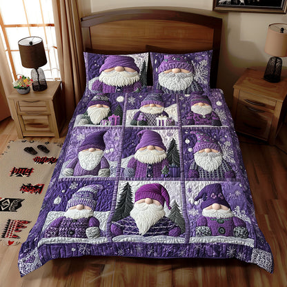 Purple Gnomes WU2612002CL Duvet Cover Set