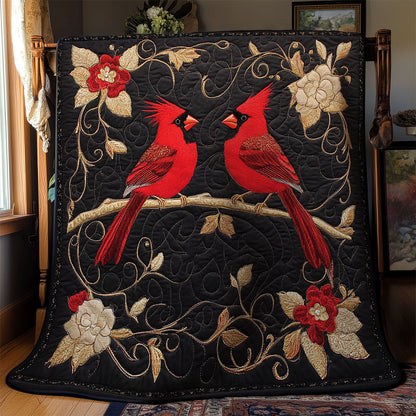 Cardinal Couple WY1902057CL Quilt