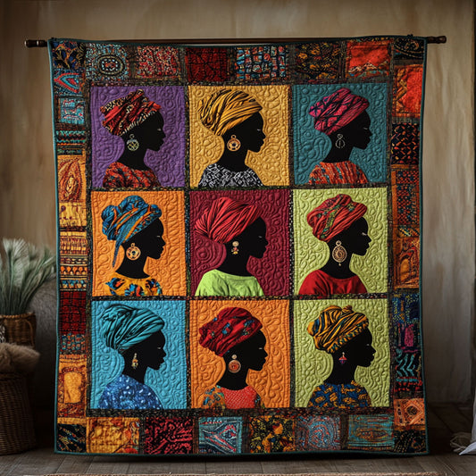 Beautiful Black Women WY1706003CL Quilt