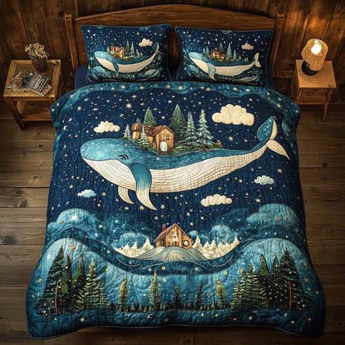 Whale And Village WY1001090CL Duvet Cover Set