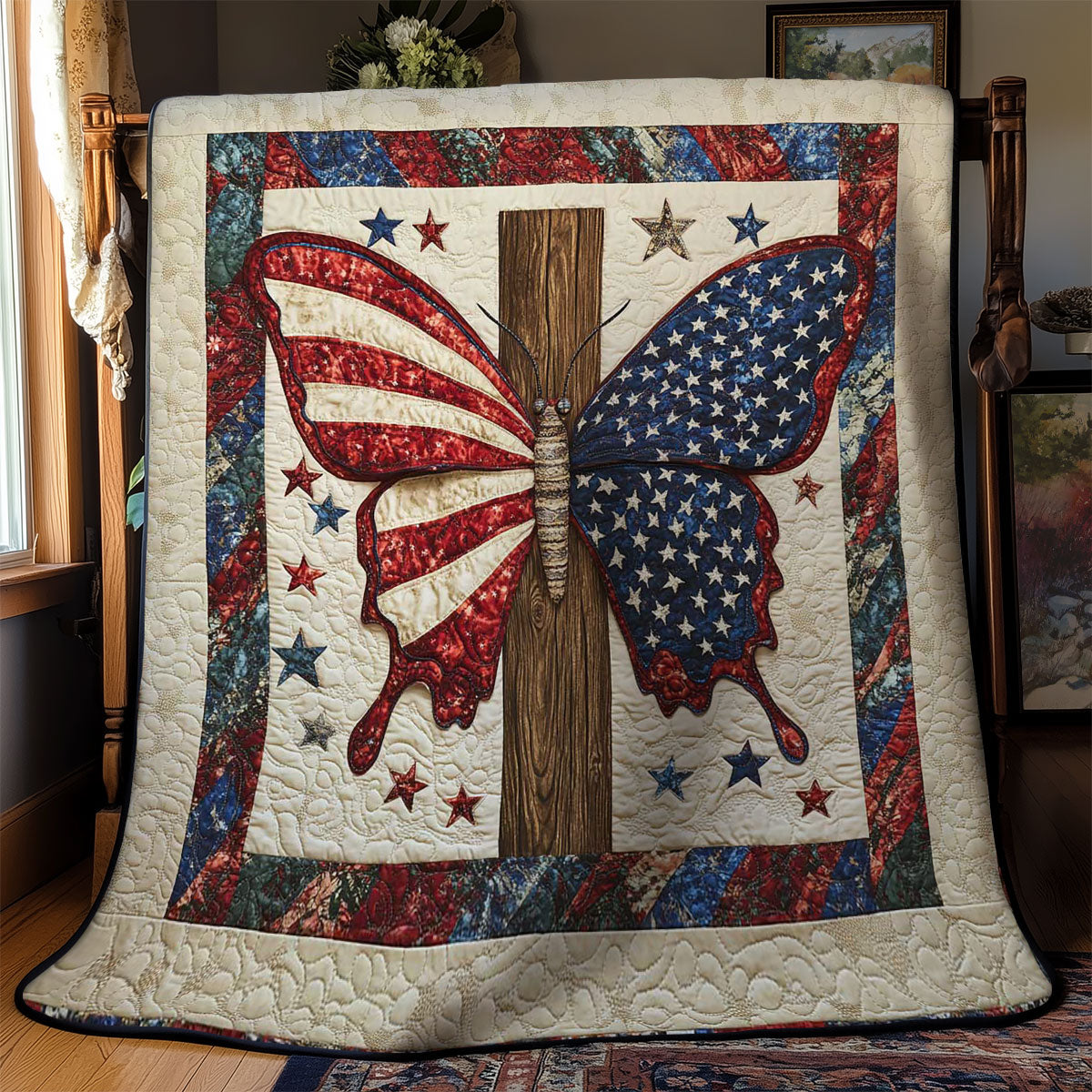 Freedom Butterfly WN3012002CL Quilt