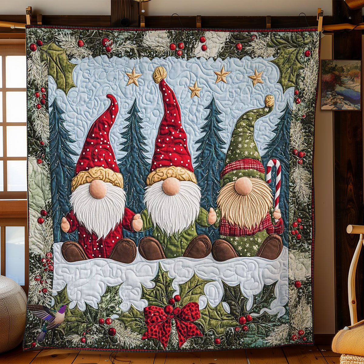 Gnome Noel Magic WN0512063CL Quilt