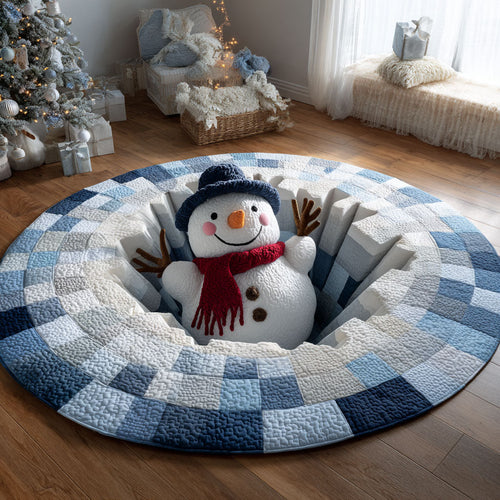 Frozen Hug CP1111025CL Quilted Round Mat