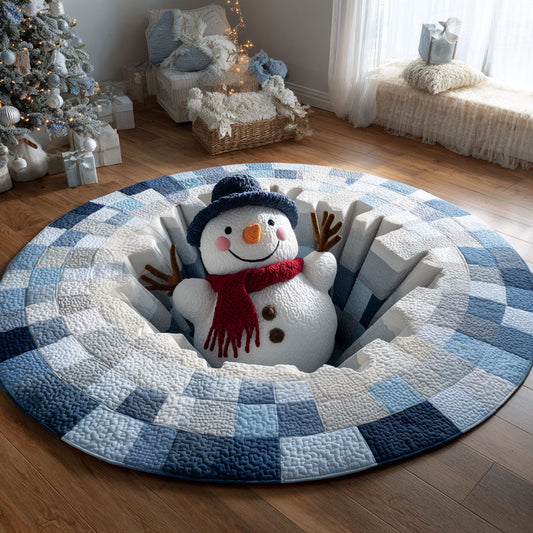 Frozen Hug CP1111025CL Quilted Round Mat