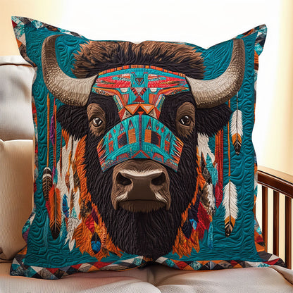 American Bison WX0406069CL Quilt Pillow Case