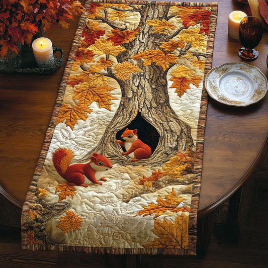 Cozy Woodland CW2805531CL Quilted Table Runner