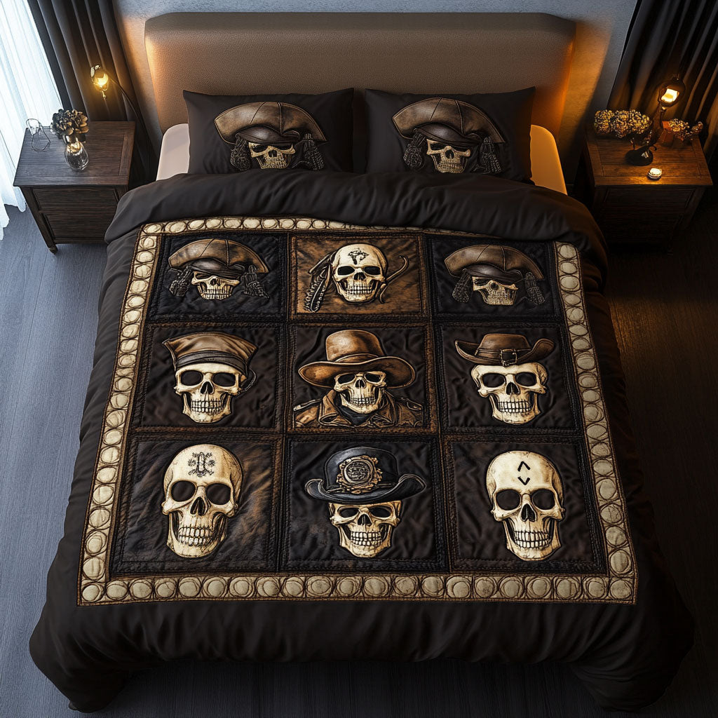 Gothic Western Skull Society DH1209007CL Duvet Cover Set