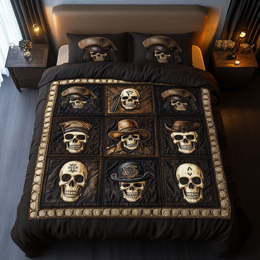 Gothic Western Skull Society DH1209007CL Duvet Cover Set
