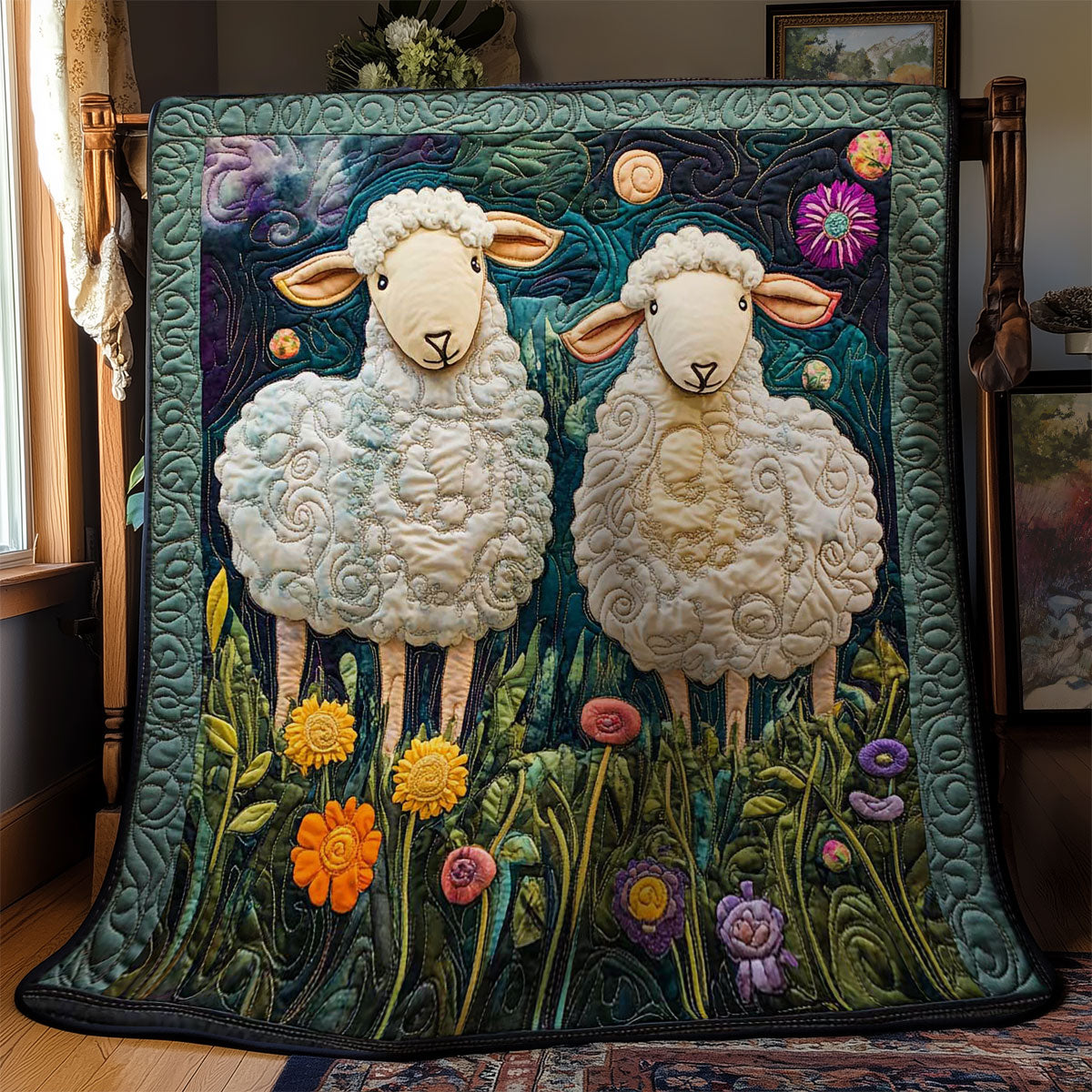 Sheep Whimsy WN1703045CL Quilt