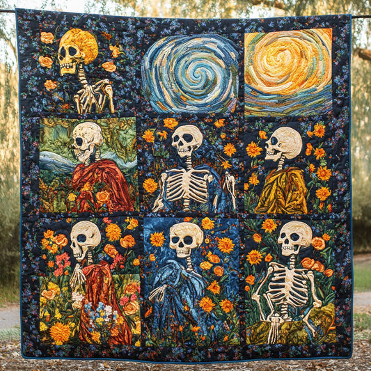 Skeleton Night WN2609072CL Quilt