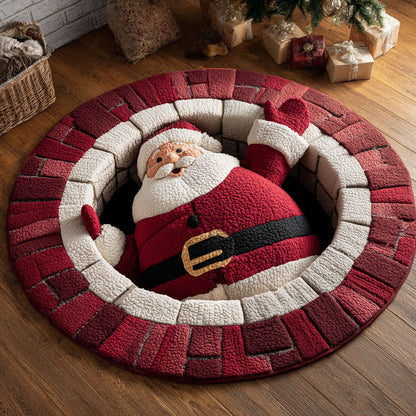Santa Tunnel CP1811006CL  Quilted Round Mat