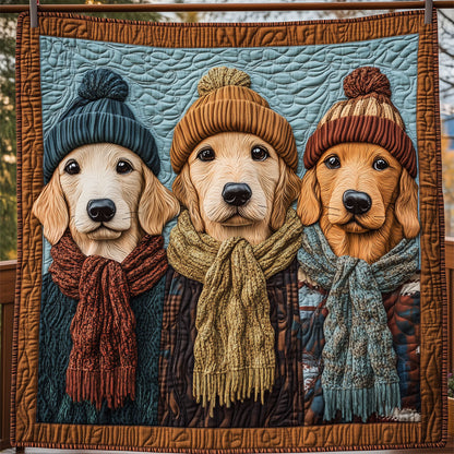 Winter Dogs LT1609003CL Quilt