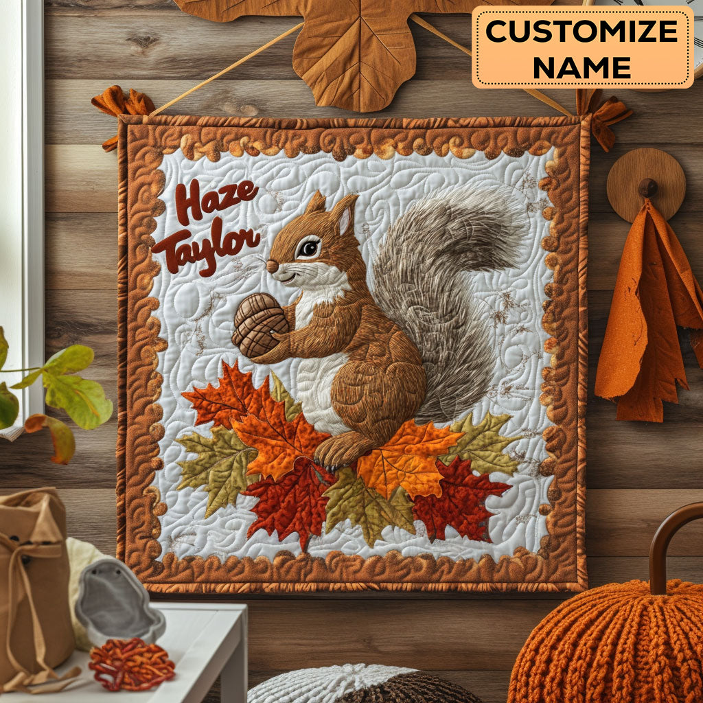 Squirrel Trail WN3007100CL Personalized Baby Quilt