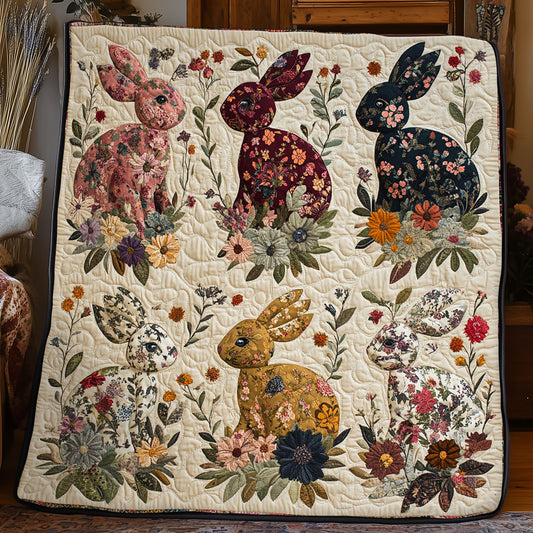 Vintage Patchwork Rabbit WJ1904023CL Quilt