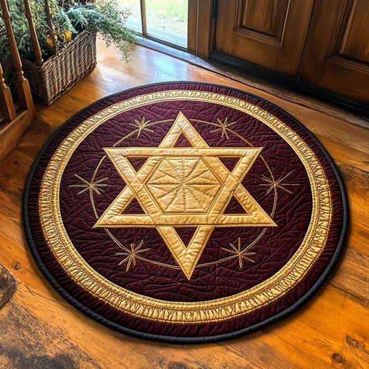 Mystic Axis CP2807045CL Quilted Round Mat