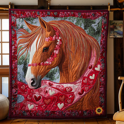 Valentine Horse WY2712071CL Quilt