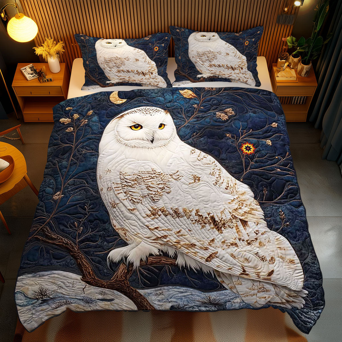 Snow Owl Winter WP2311036CL Duvet Cover Set