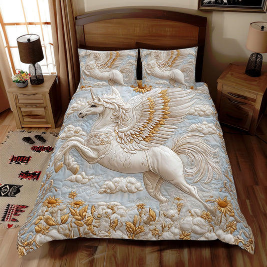 Pretty White Pegasus WX0512068CL Duvet Cover Set