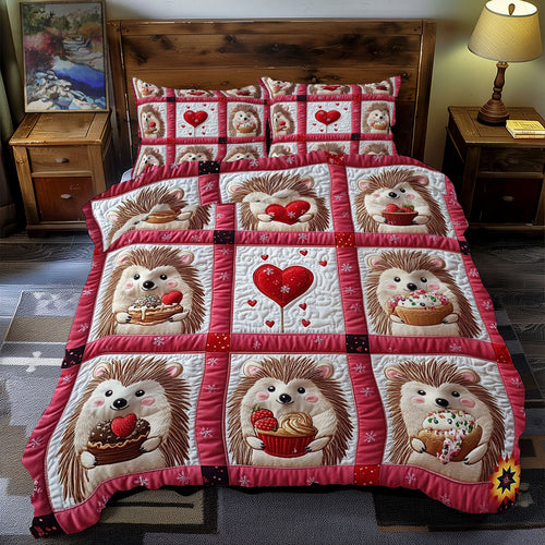 Valentine Heart Hedgehog WY1012084CL Duvet Cover Set