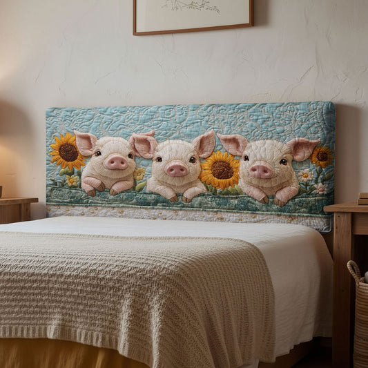 Gentle Pig WN2512008CL Quilted Headboard Slipcover