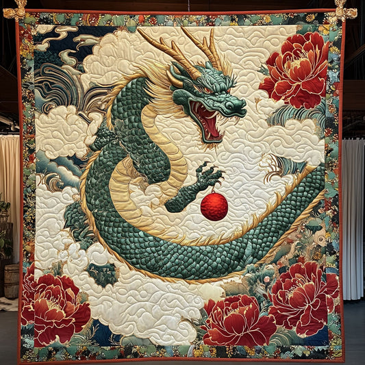 Mystic Dragon Bloom CW2107021CL Quilt