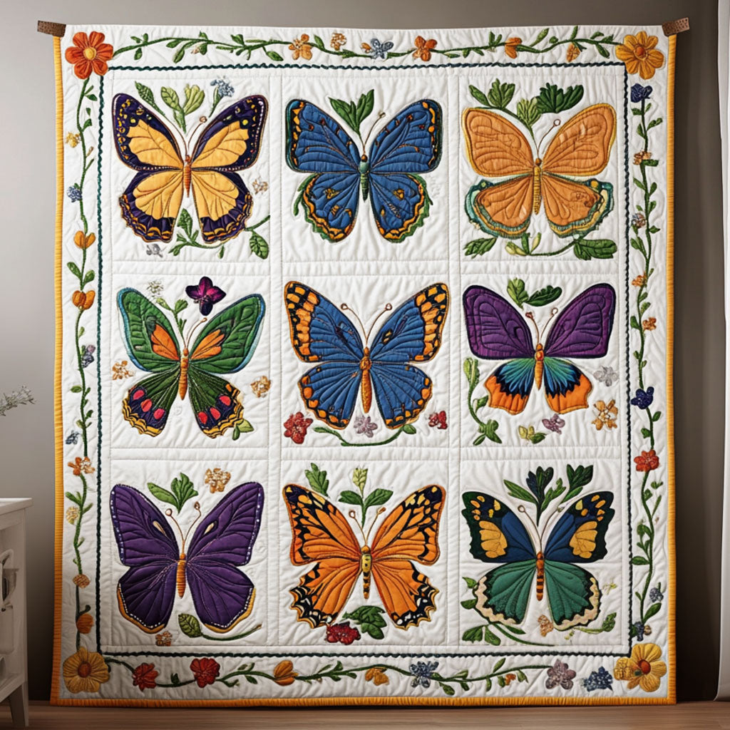 Garden Of 9 Butterflies DH1109002CL Quilt