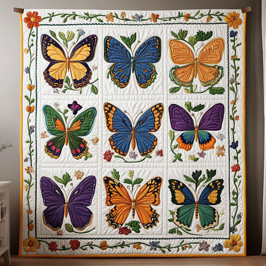 Garden Of 9 Butterflies DH1109002CL Quilt