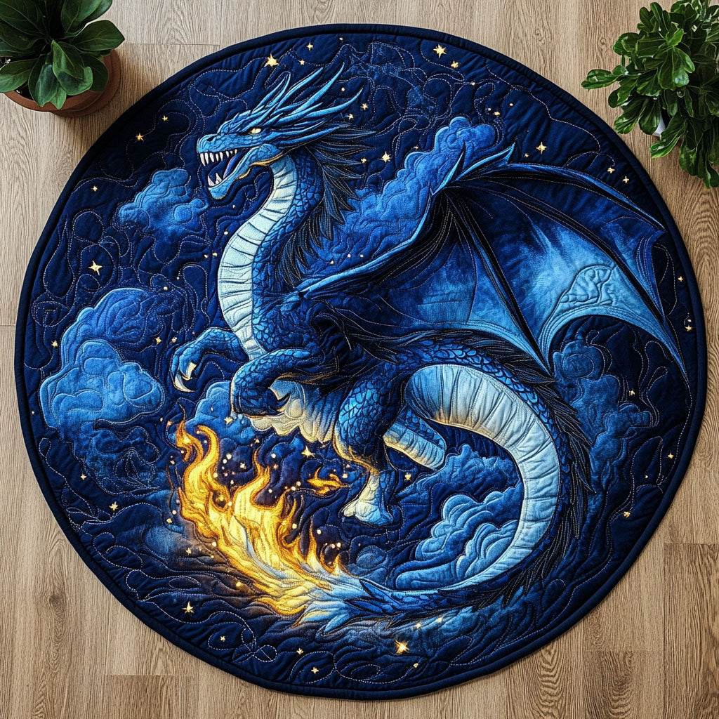 Dragon Spirit CW2005264CL Quilted Round Mat