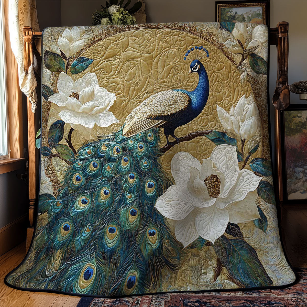 Peacock Garden WN2203071CL Quilt