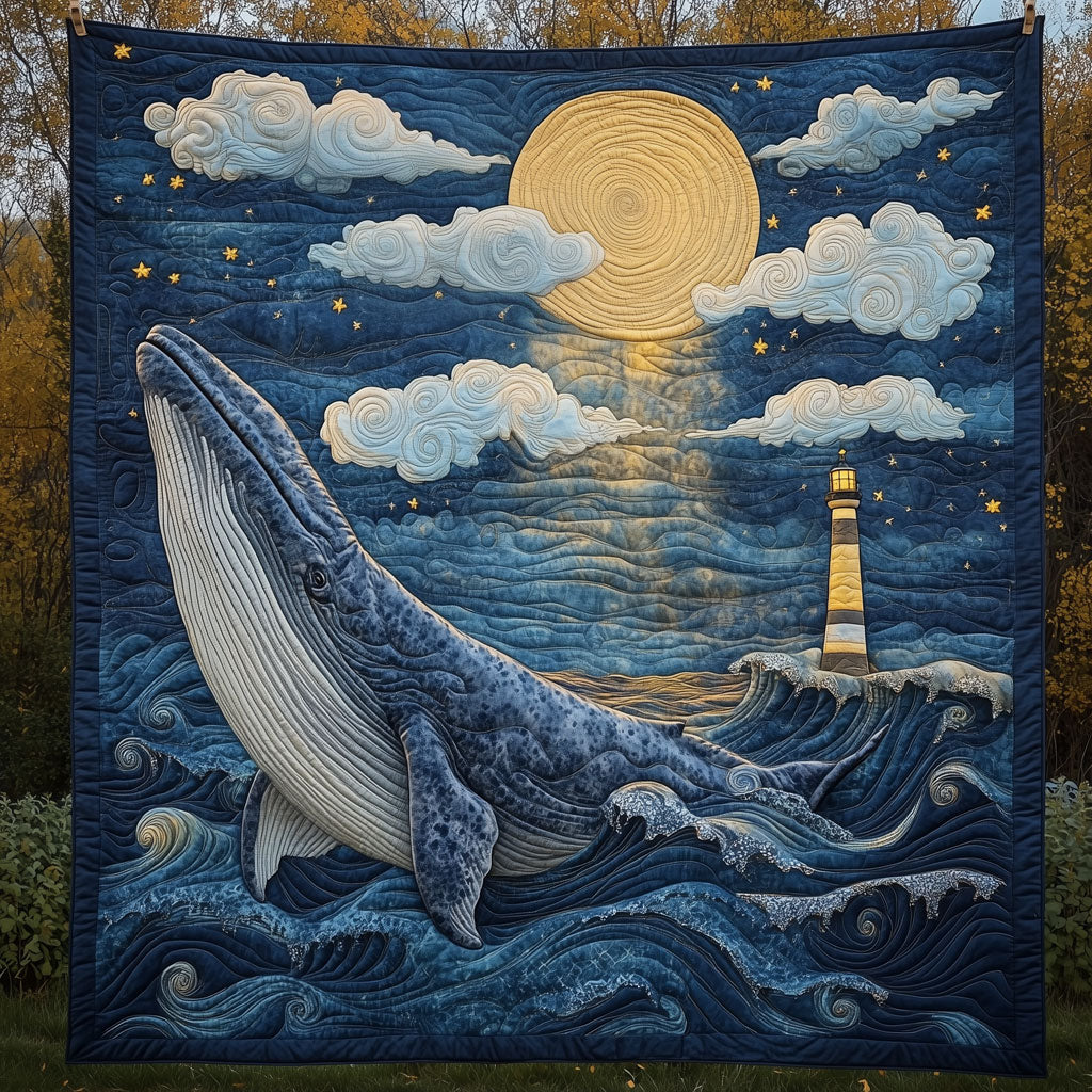 Whale And The Lighthouse LT1809036CL Quilt