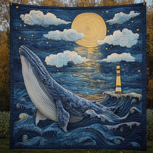 Whale And The Lighthouse LT1809036CL Quilt