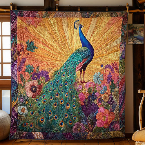 Peacock Symphony WN1102015CL Quilt