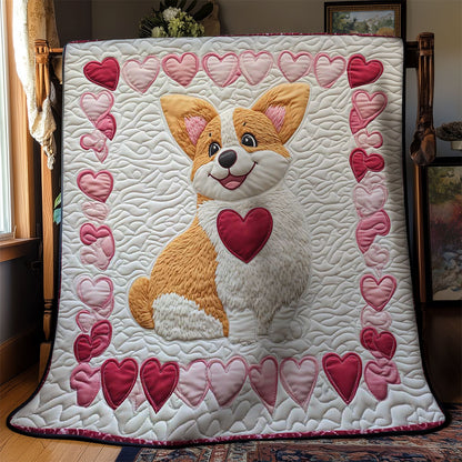 Valentine Corgi WN3112004CL Quilt