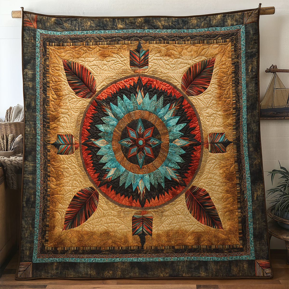 Native Ancestral Mark WN1407084CL Quilt