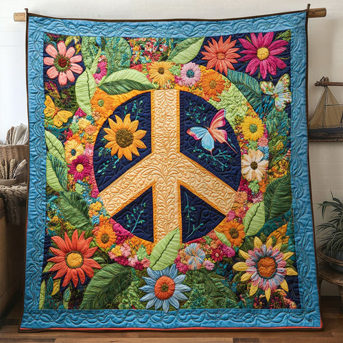 Peace Bloom WN1605026CL Quilt
